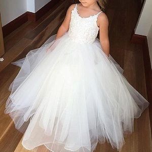Lace & Tulle Formal Girl Dress (WORN ONCE)